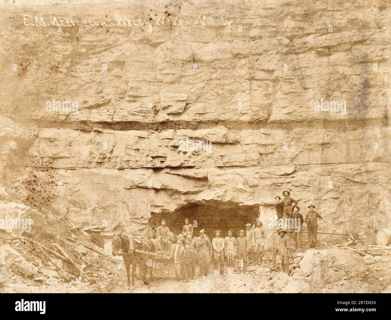 Coal Mine about 1900, West Virginia, Coal Mining, Turn of the Century