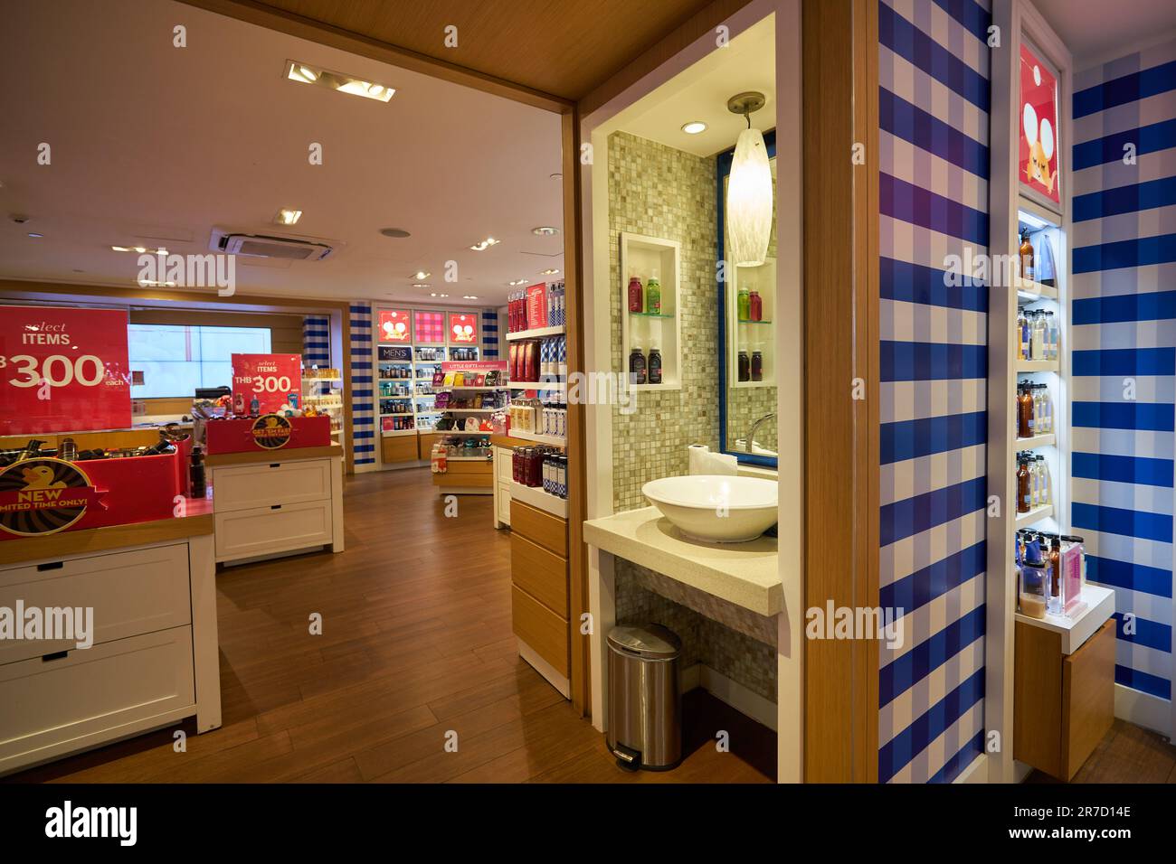 BANGKOK, THAILAND CIRCA JANUARY, 2020 interior shot of a Bath & Body