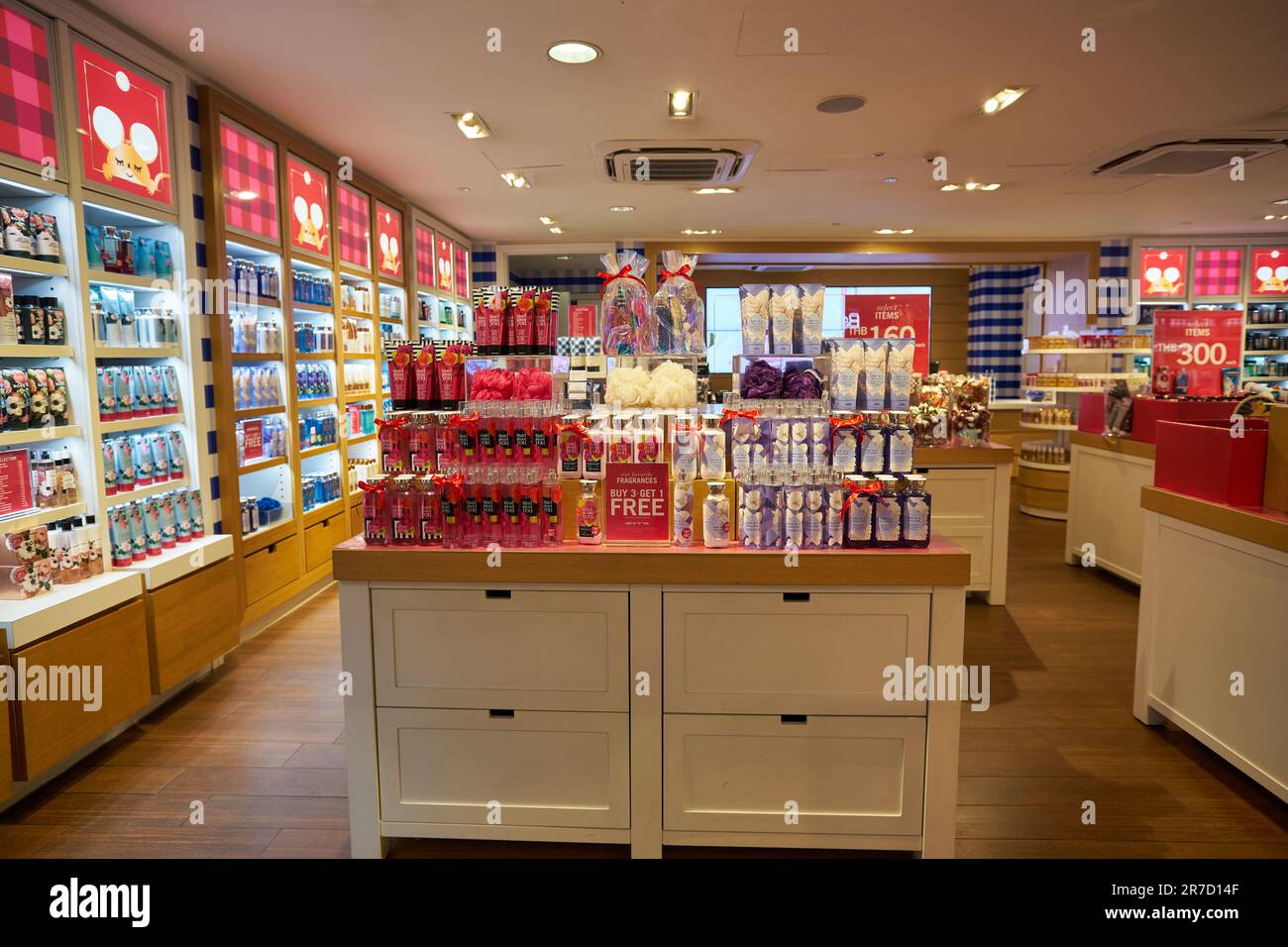 BANGKOK, THAILAND CIRCA JANUARY, 2020 interior shot of a Bath & Body