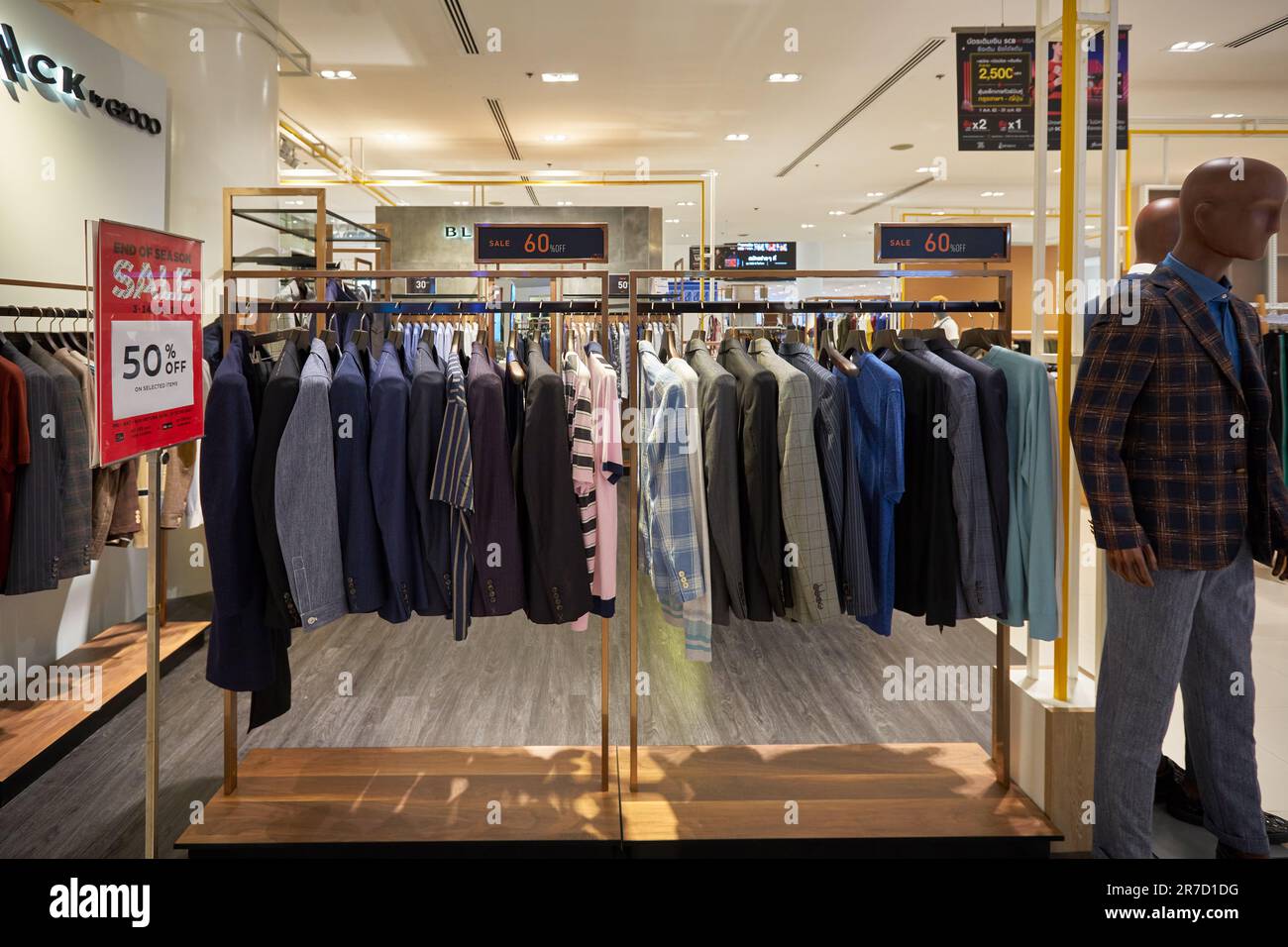 BANGKOK, THAILAND - CIRCA JANUARY, 2020: apparel displayed at Siam ...