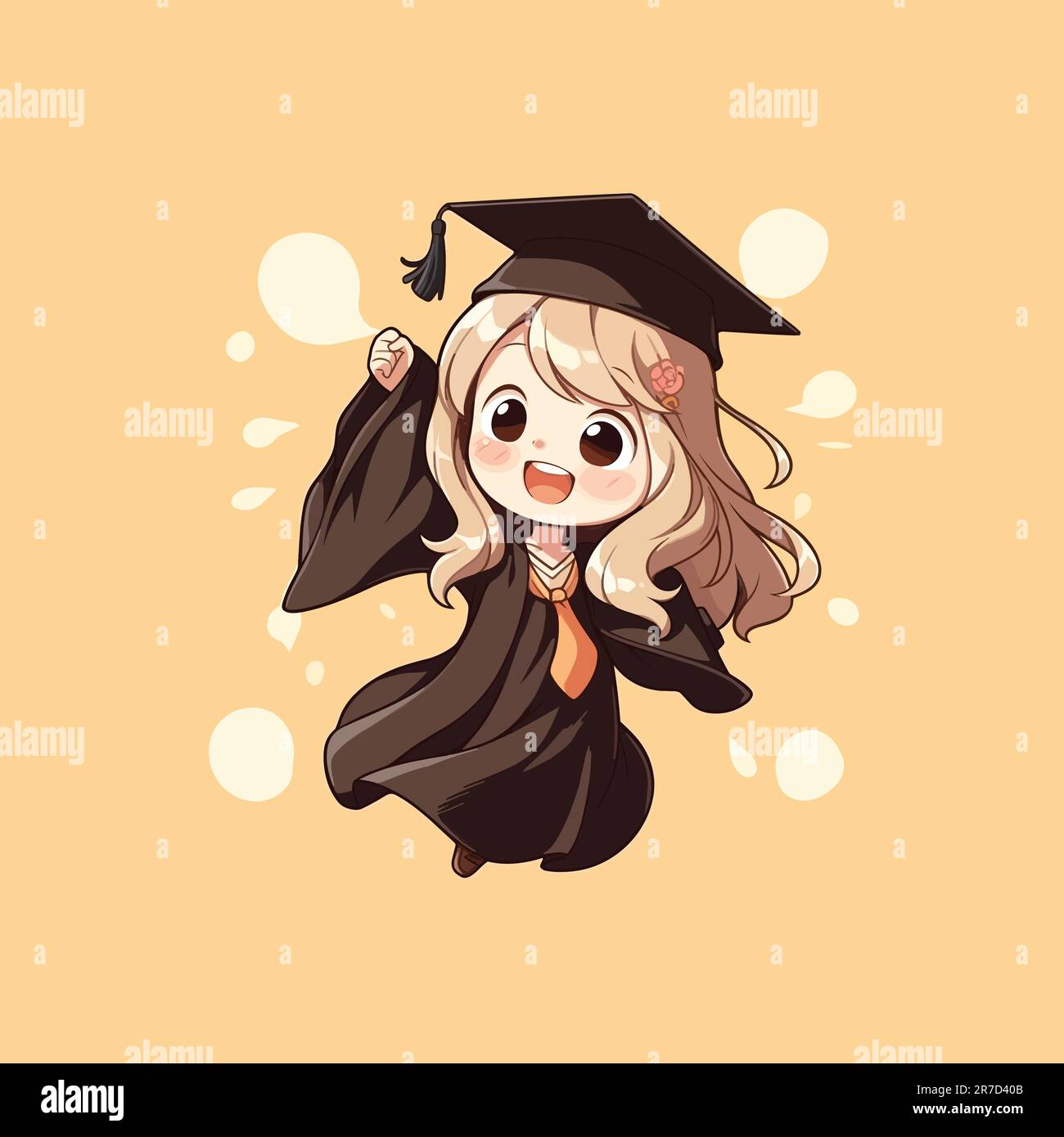 Caps and gowns graduation Stock Vector Images - Alamy