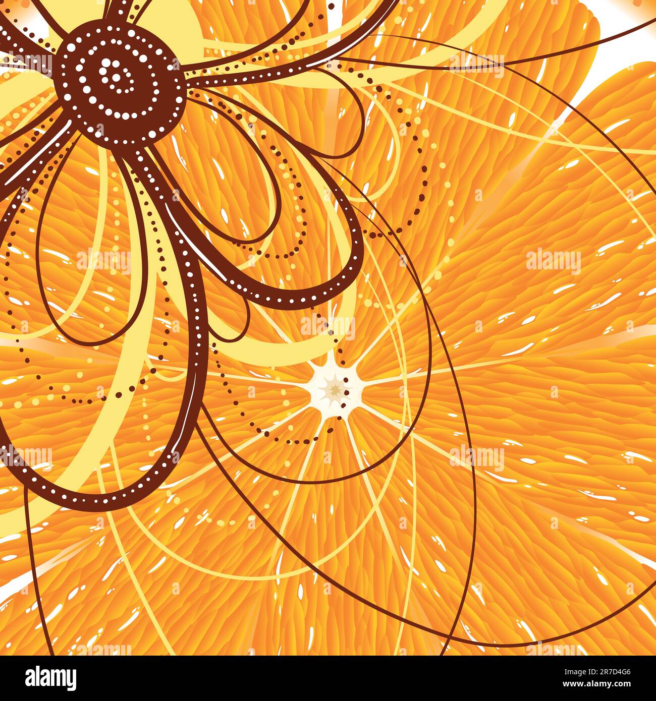 abstract background, this illustration may be useful as designer work Stock Vector