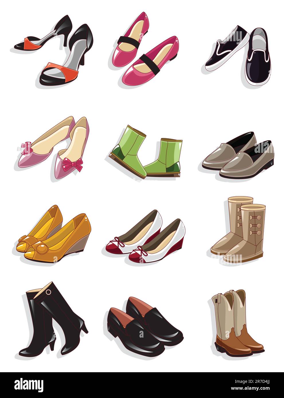 cartoon shoes icon Stock Vector Image & Art Alamy