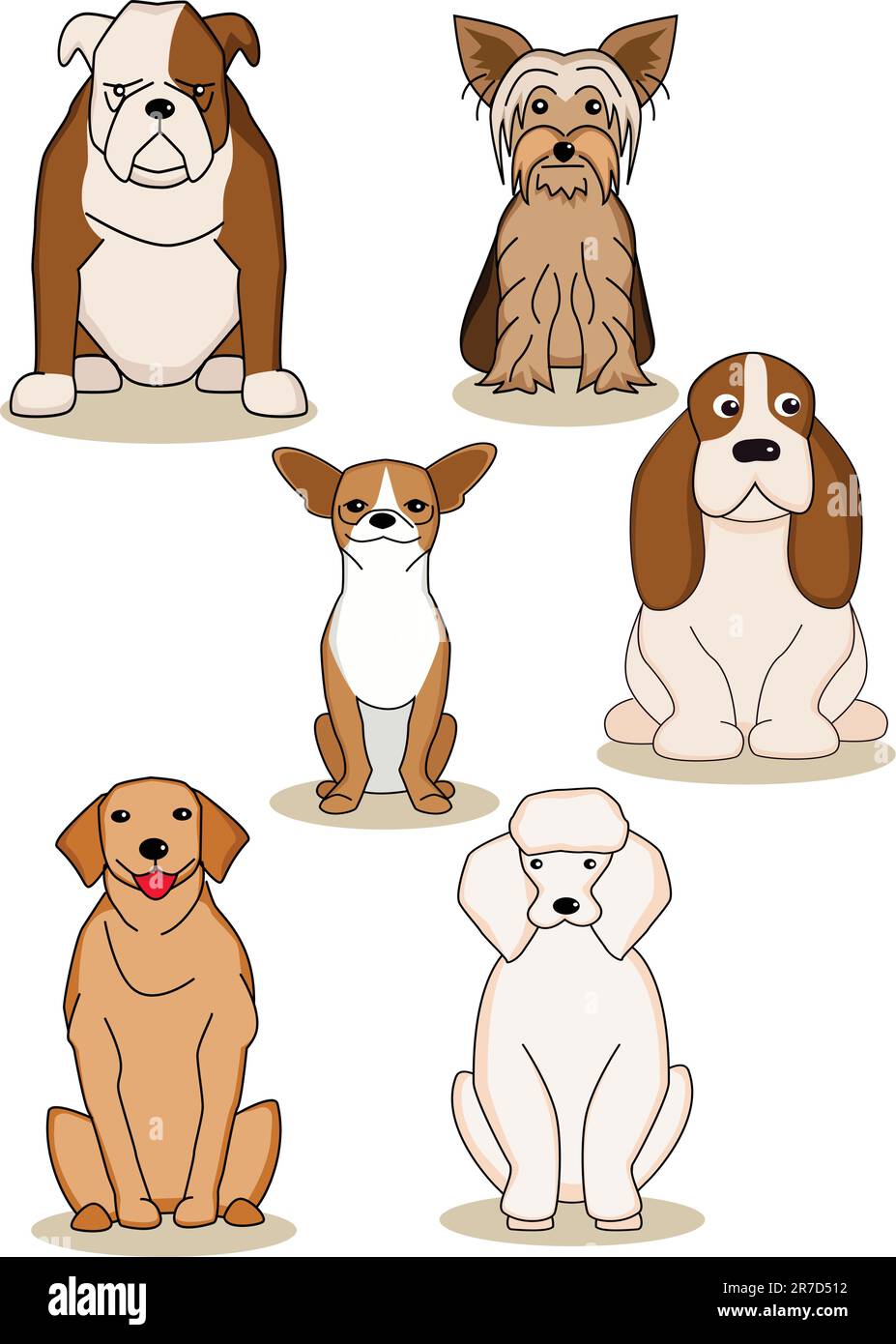 Dog cartoon Stock Vector