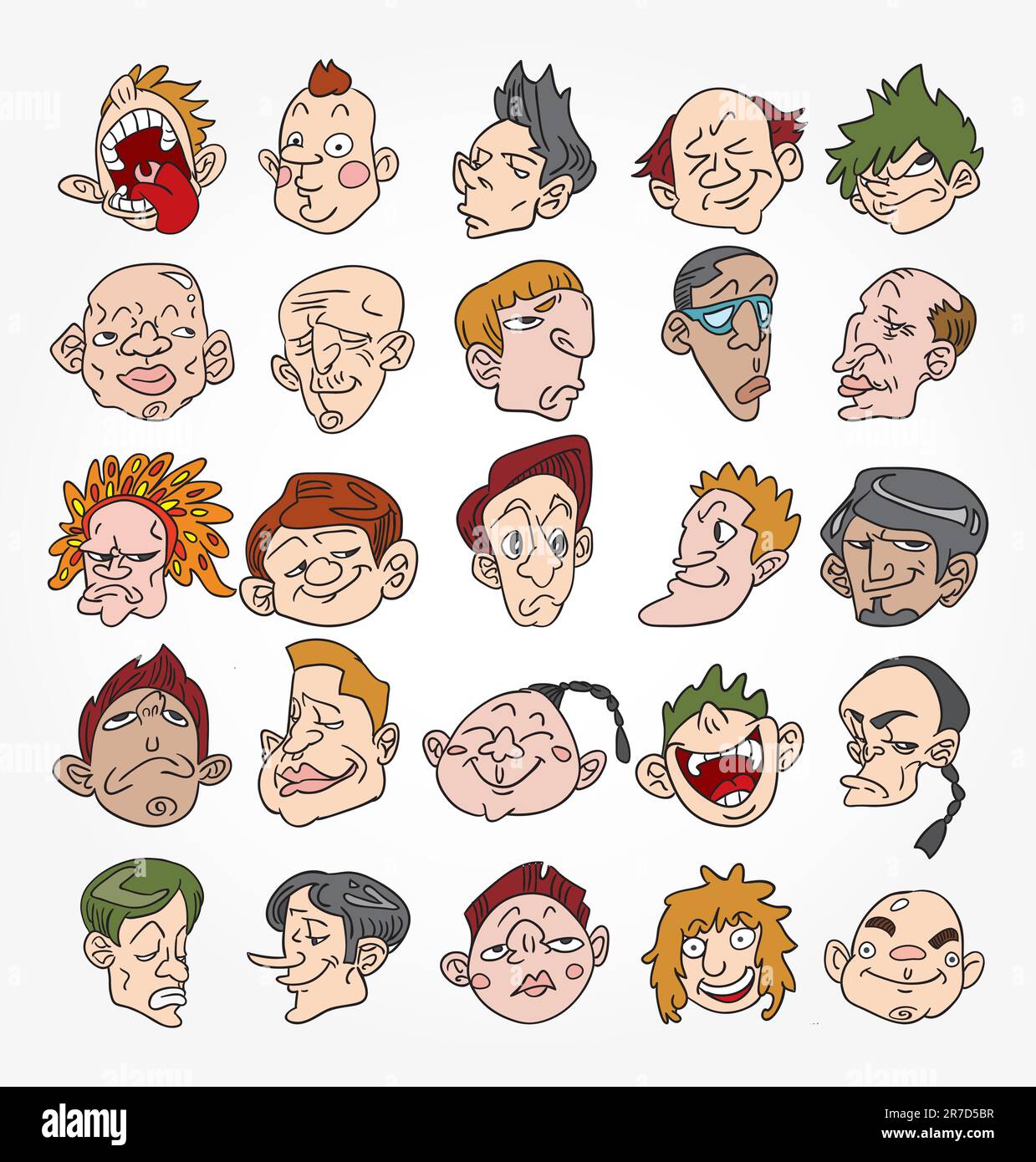 cute cartoon face Stock Vector Image & Art - Alamy