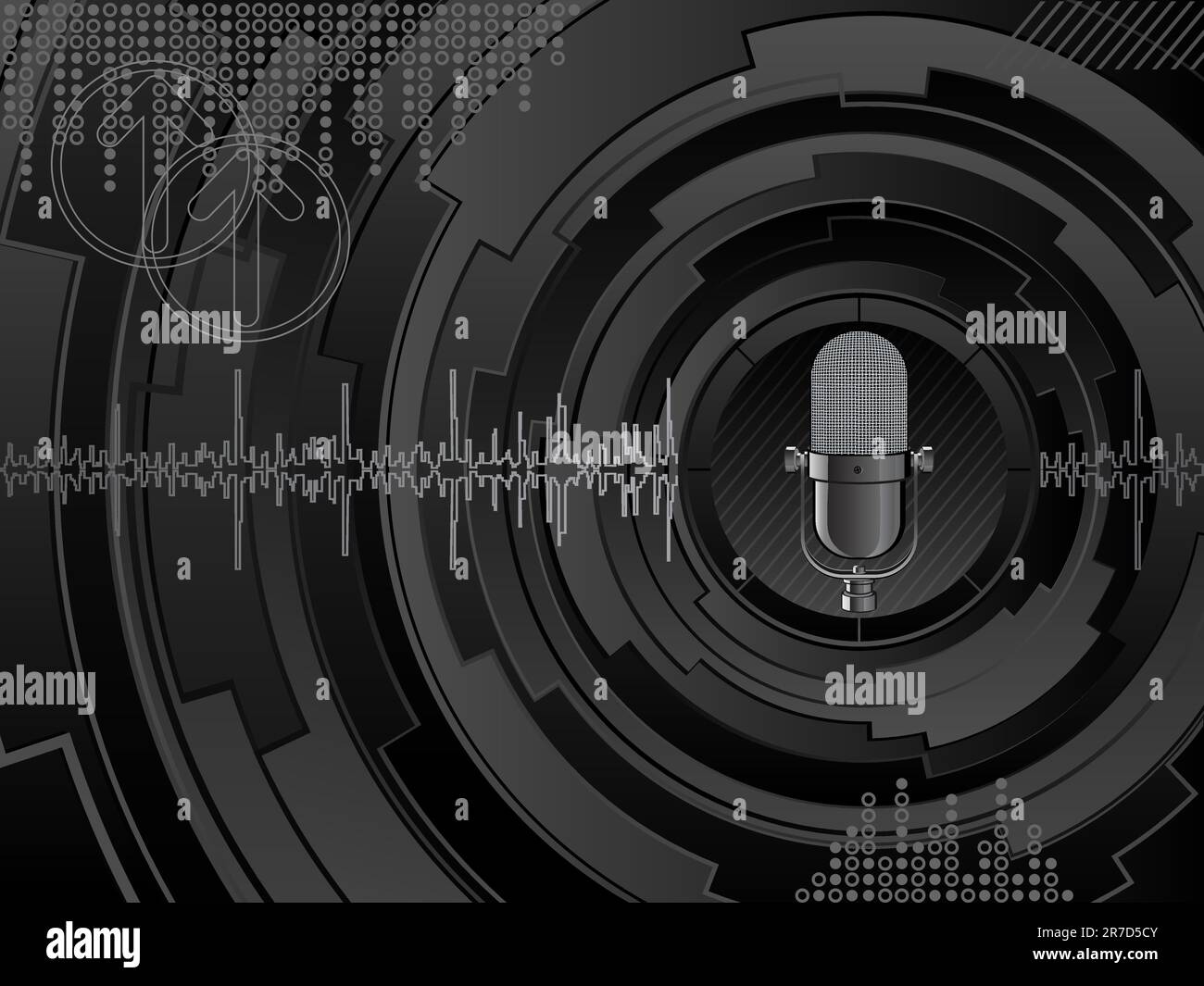 Abstract music background. Vector illustration Stock Vector Image & Art