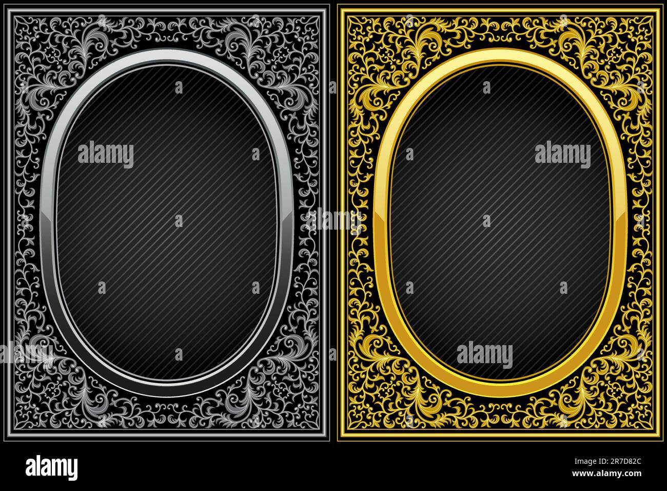 Vintage floral frame. Vector illustration Stock Vector Image & Art - Alamy
