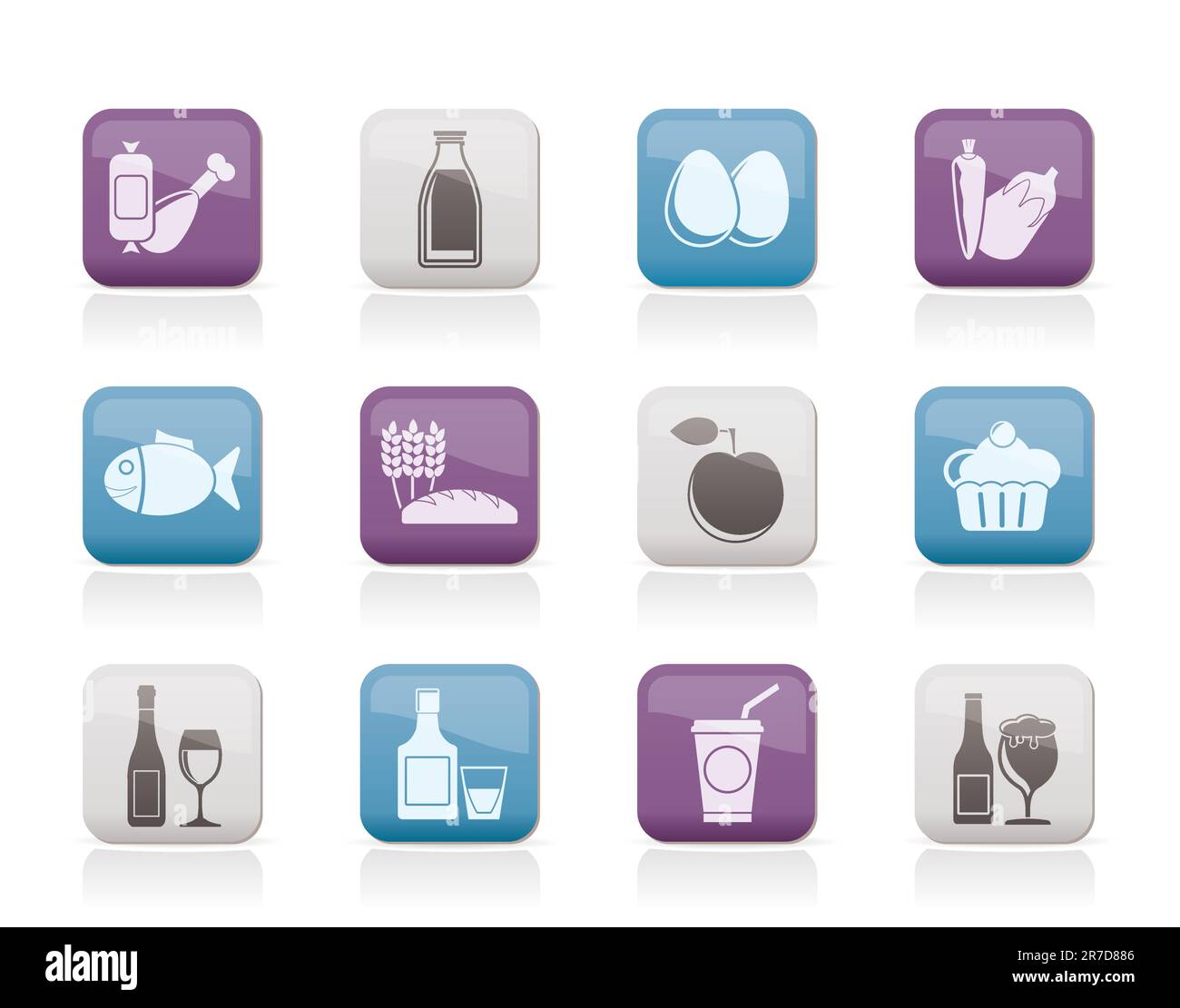 Aliments Stock Vector Images - Alamy