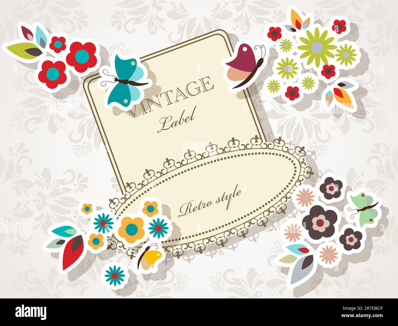 Vector floral elegant frame Stock Vector Image & Art - Alamy