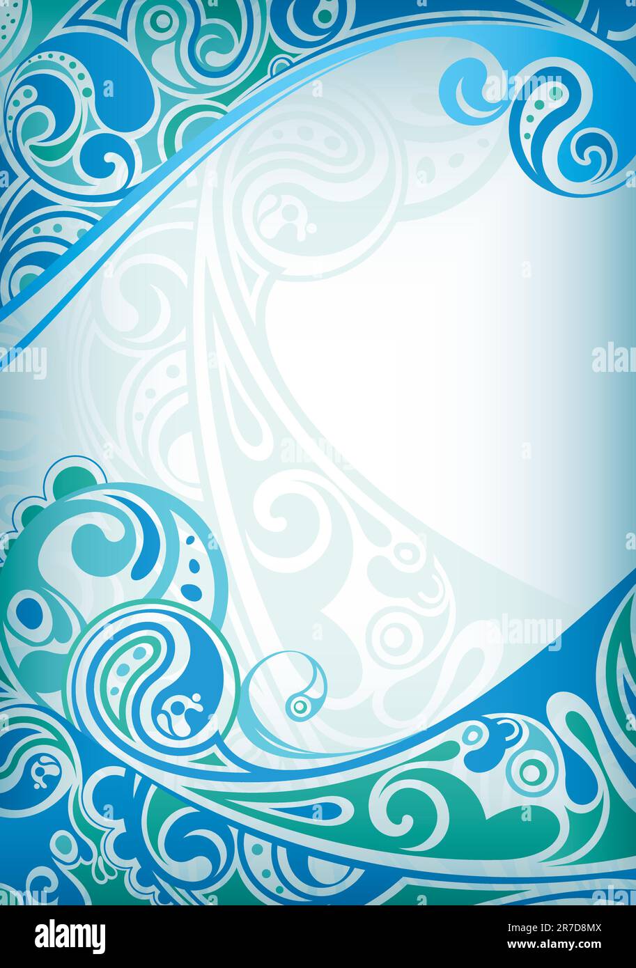 Illustration of abstract curve background Stock Vector Image & Art - Alamy