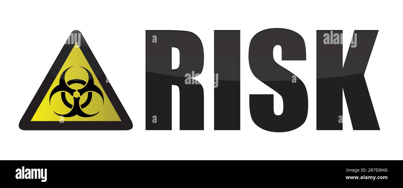 risk biohazard Stock Vector