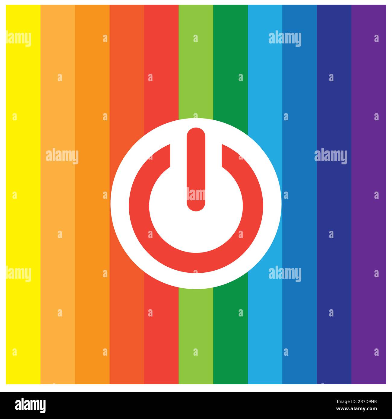 Vector background TV. On / Off Stock Vector Image & Art - Alamy