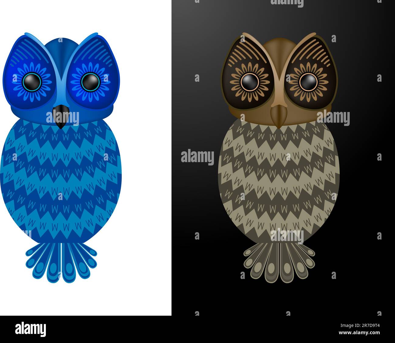 Owl - Vector Illustration Stock Vector