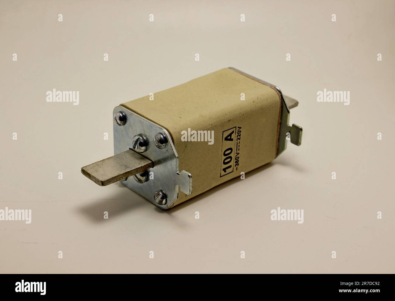 electrical fuse links, fuses on a white background Stock Photo Alamy