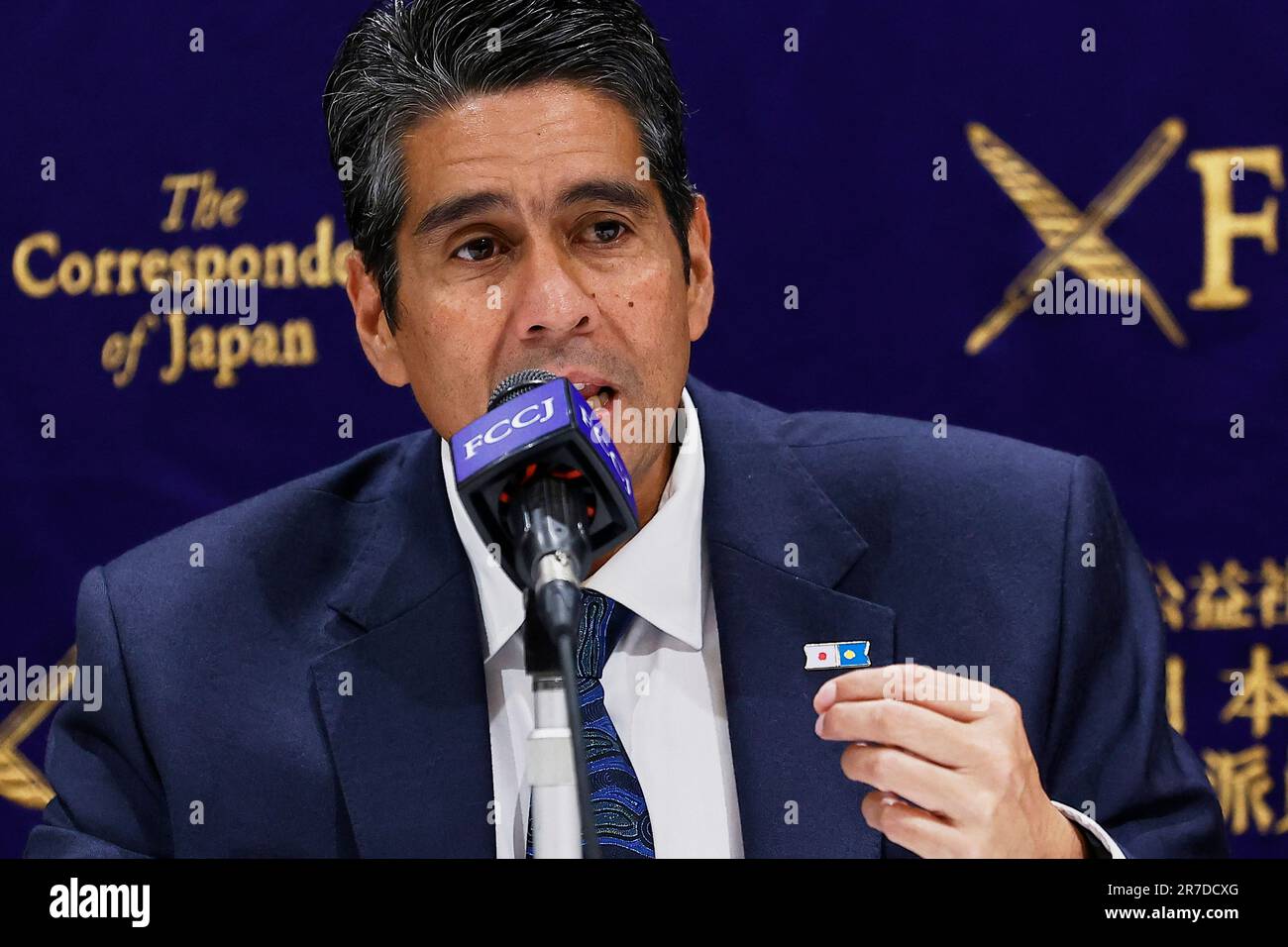 June 15, 2023, Tokyo, Japan: Surangel S. Whipps Jr. President of the