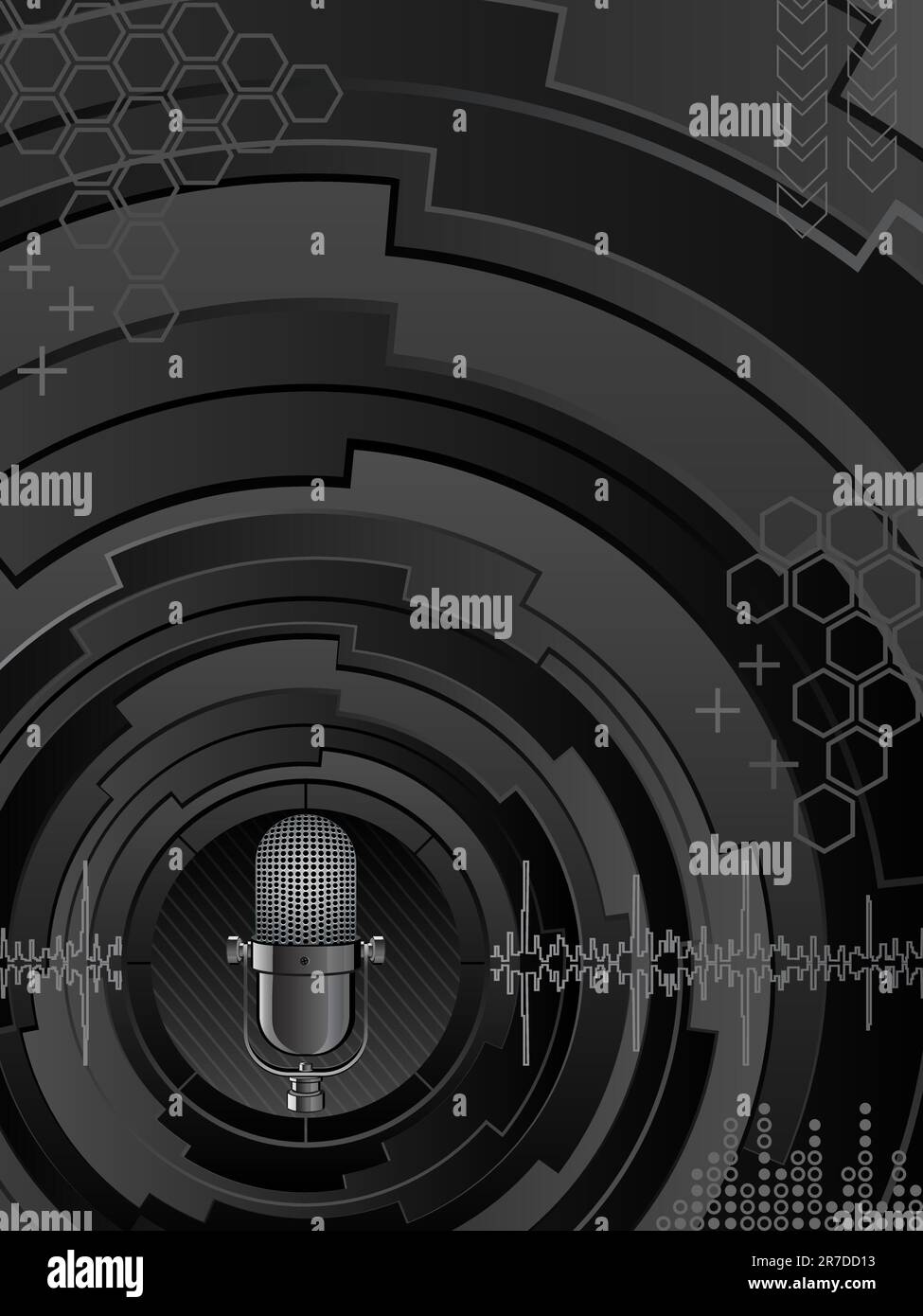 Abstract music background. Vector illustration Stock Vector Image & Art