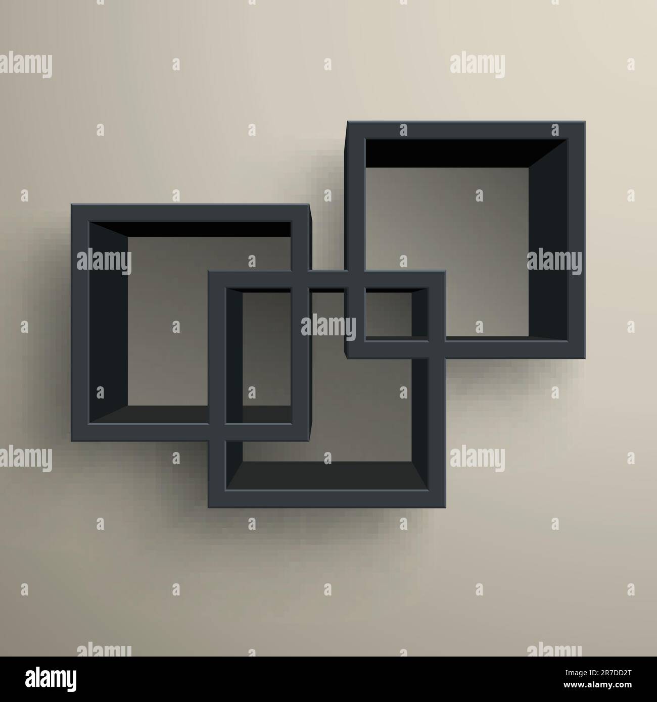 Square cross design empty Stock Vector Images - Alamy