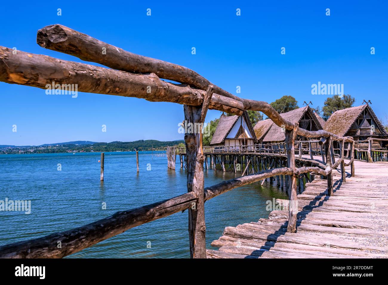 LAKE CONSTANCE STILT HOUSES Stock Photo Alamy