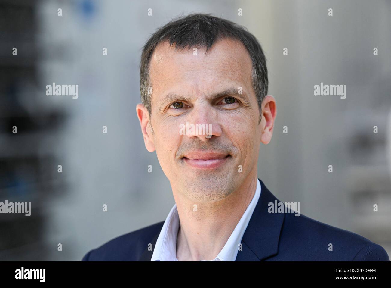 Paris, France. 14th June, 2023. Loic Voisin CEO of HysetCo at the ...