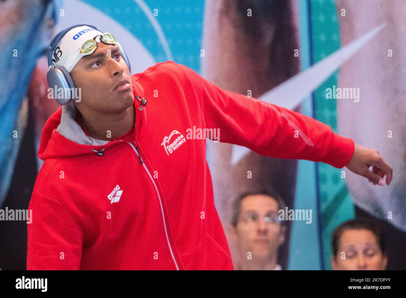 Rennes, France. 14th June, 2023. Yohann NdoyeBrouard competes during