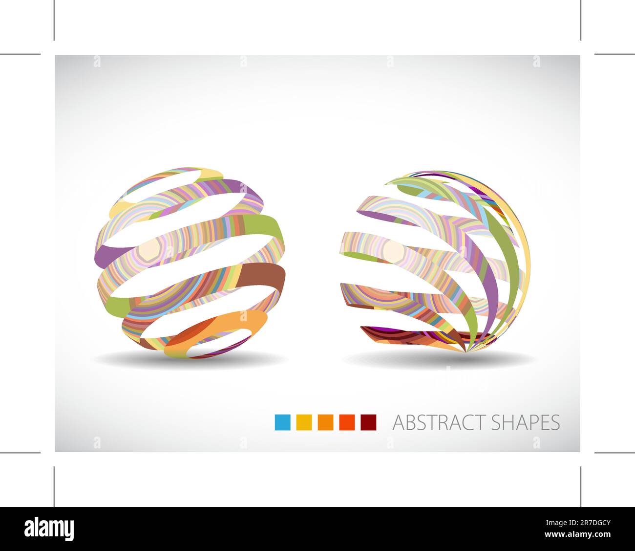 3d spheres vector colorful hi-res stock photography and images - Alamy