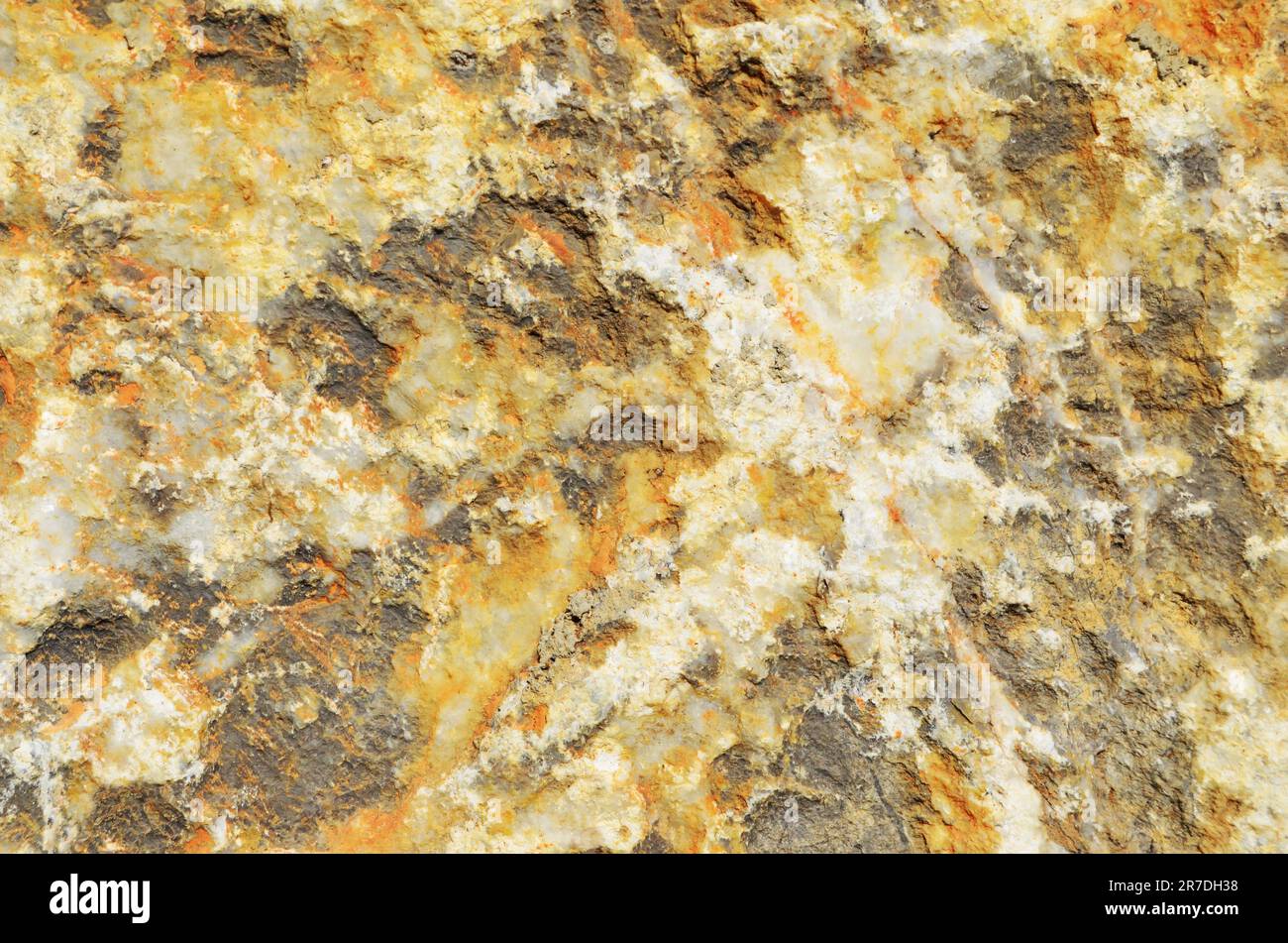 underground precious stones and minerals close-up Stock Photo
