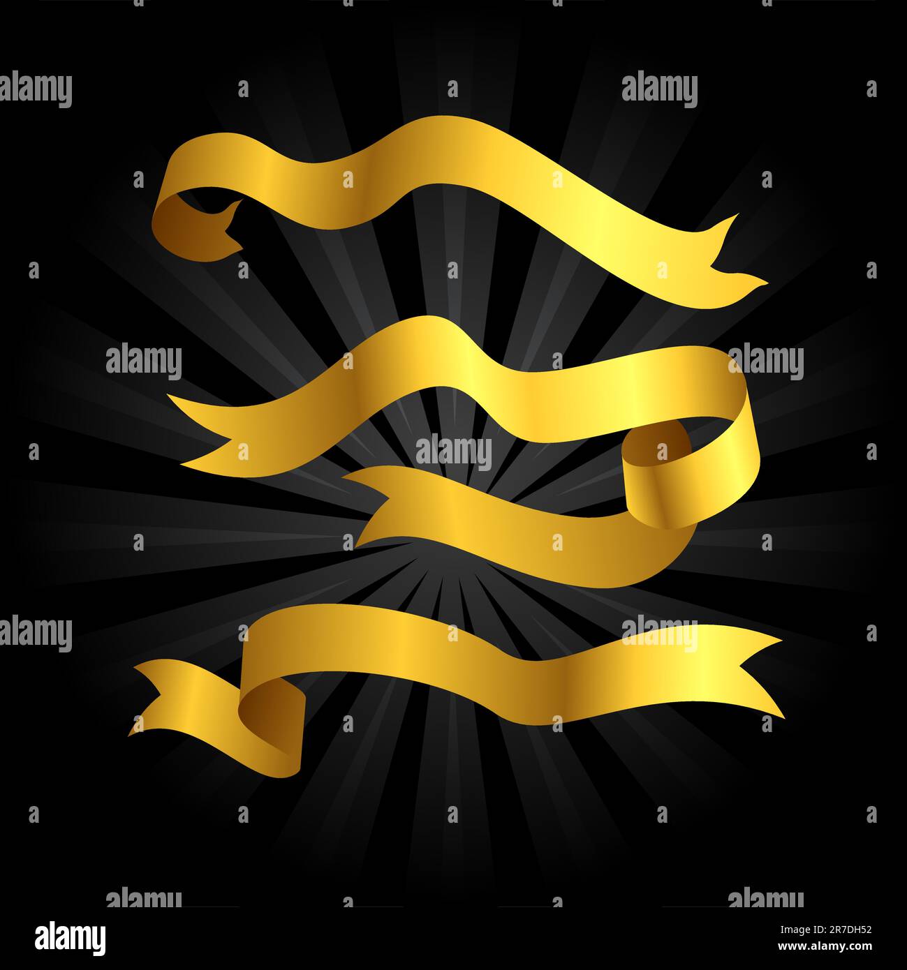 ribbons blank design template Stock Vector Image & Art - Alamy
