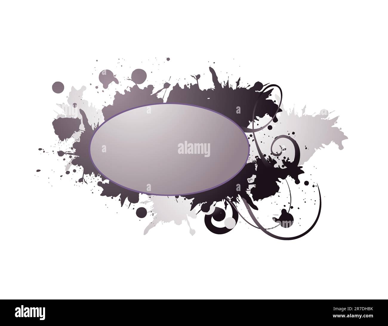 Vector illustration of floral frame Stock Vector Image & Art - Alamy