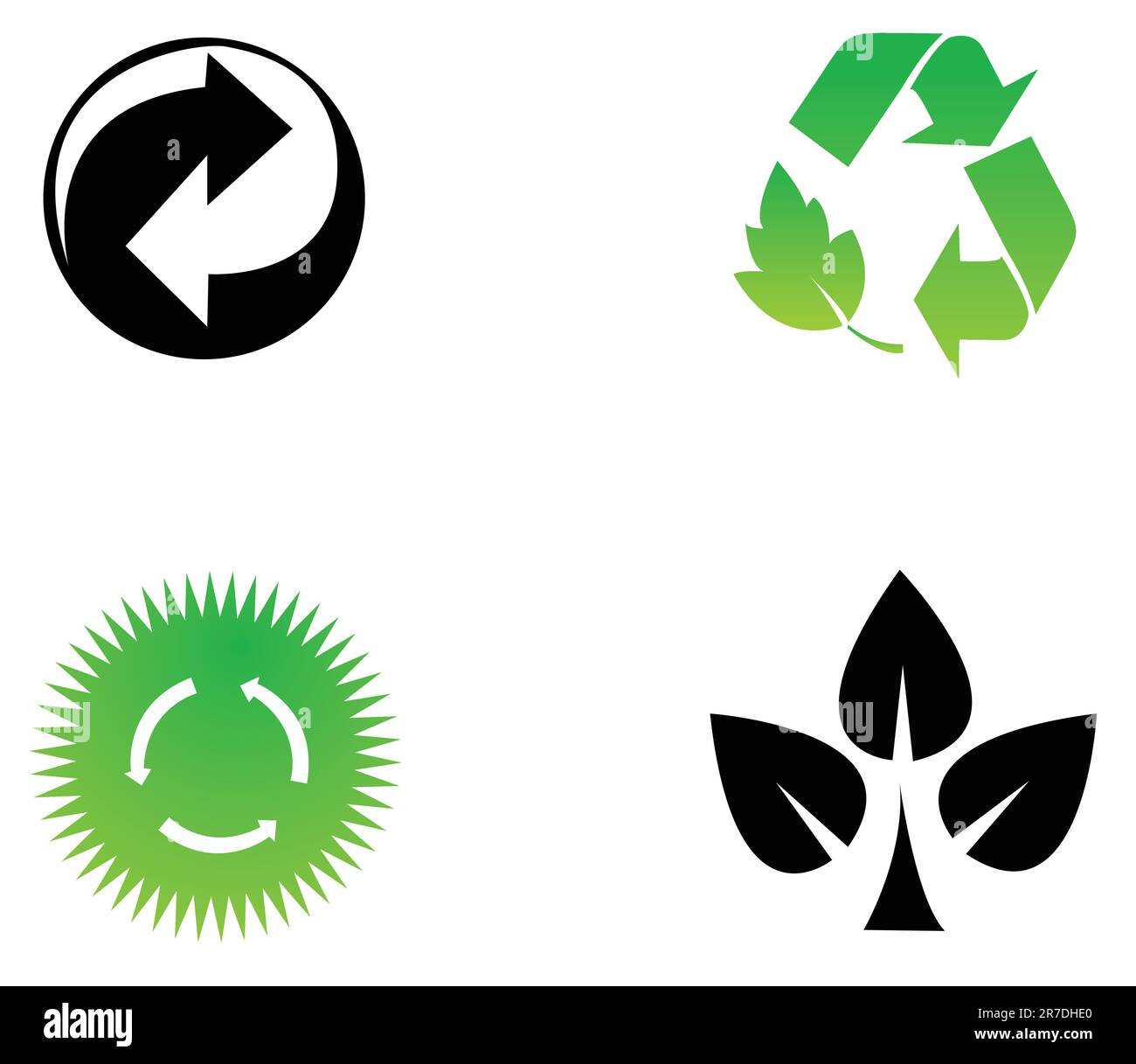 Environmental conservation symbols Stock Vector Image & Art - Alamy