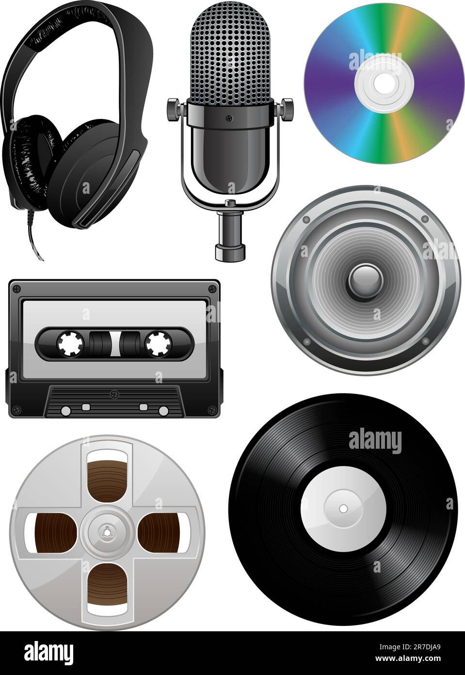 Music icons set. Vector illustration Stock Vector Image & Art - Alamy