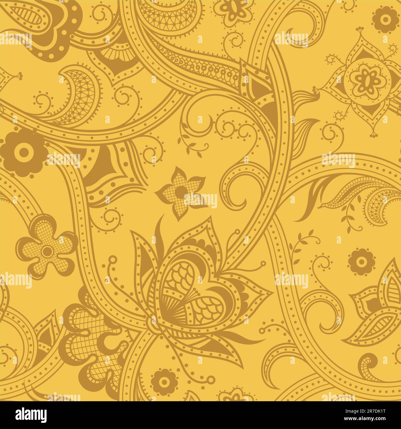 Illustration of abstract floral background Stock Vector Image & Art - Alamy