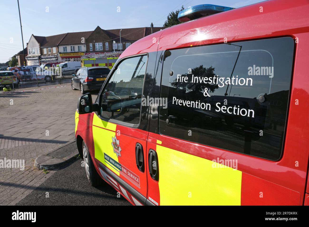 Lea Village Road, Birmingham 15th June 2023 Fifty Firefighters are at