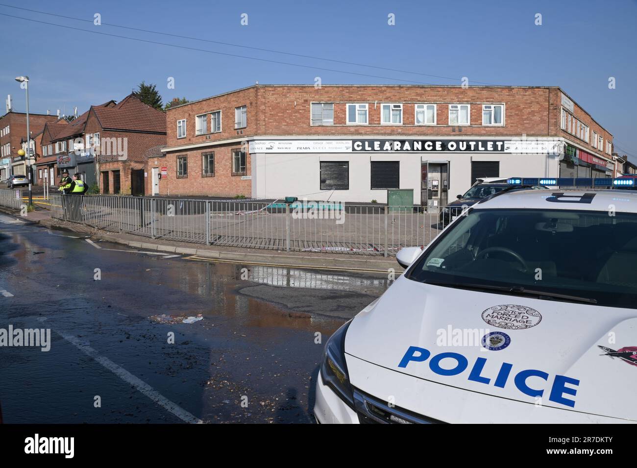 Lea Village Road, Birmingham 15th June 2023 Fifty Firefighters are at