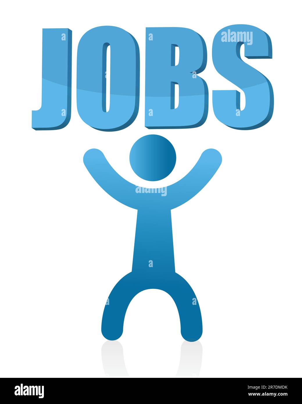 carrying job text illustration design isolated over a white background ...