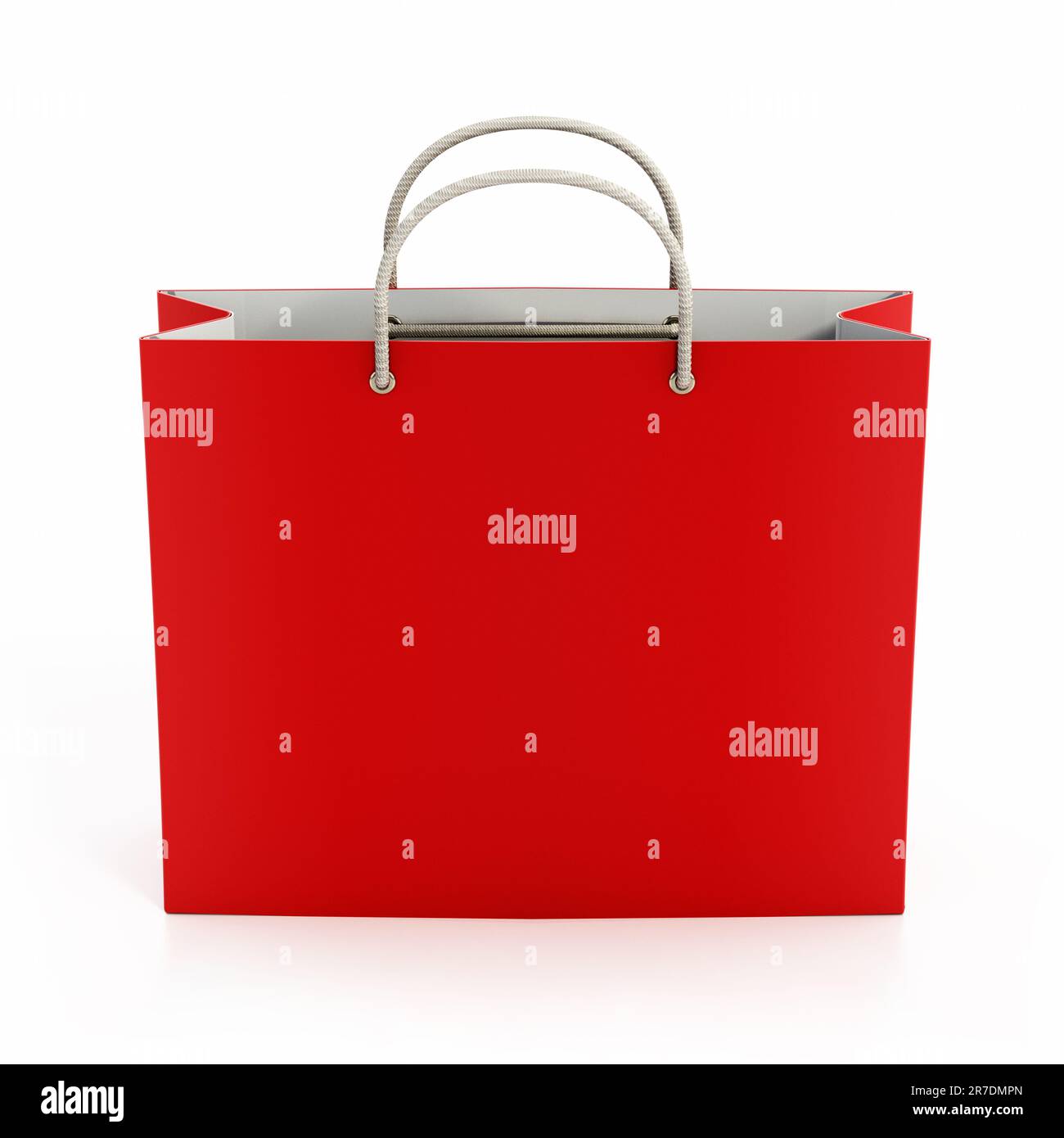 Shopping bag isolated on white background. 3D illustration Stock Photo ...