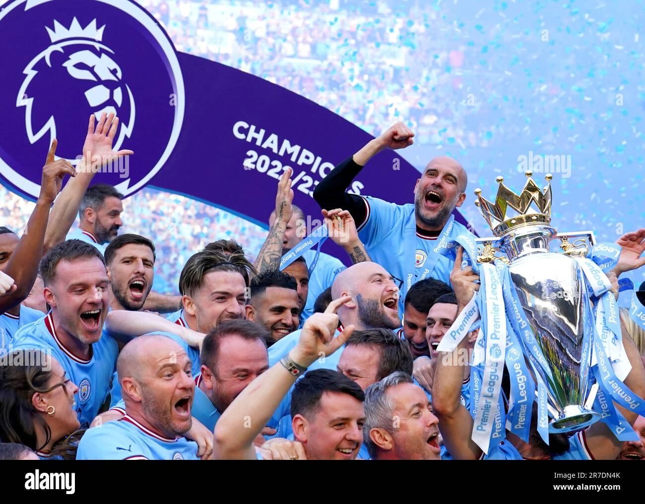 File photo dated 21-05-2023 of Manchester City manager Pep Guardiola ...