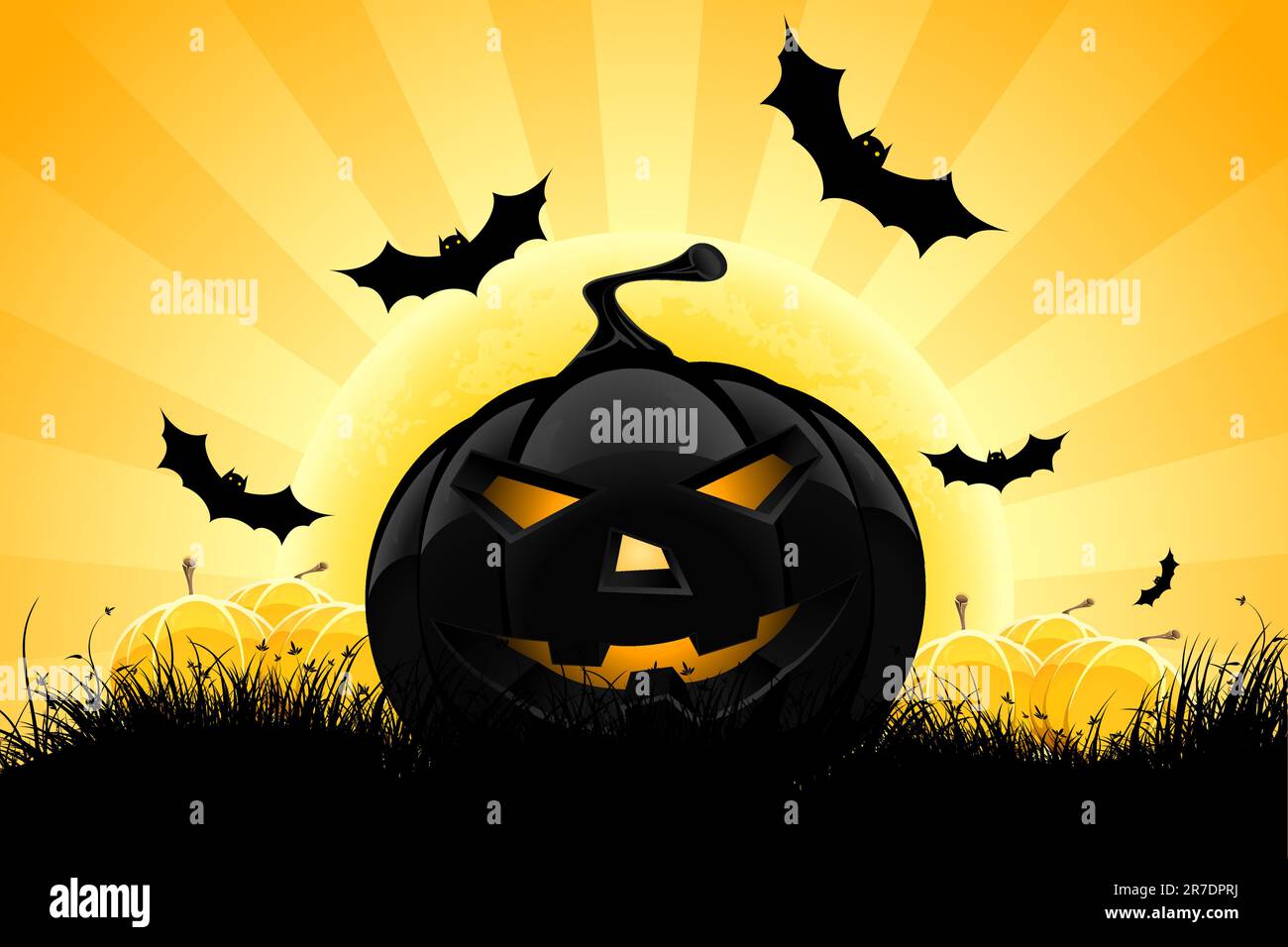 Image full moon face Stock Vector Images - Alamy