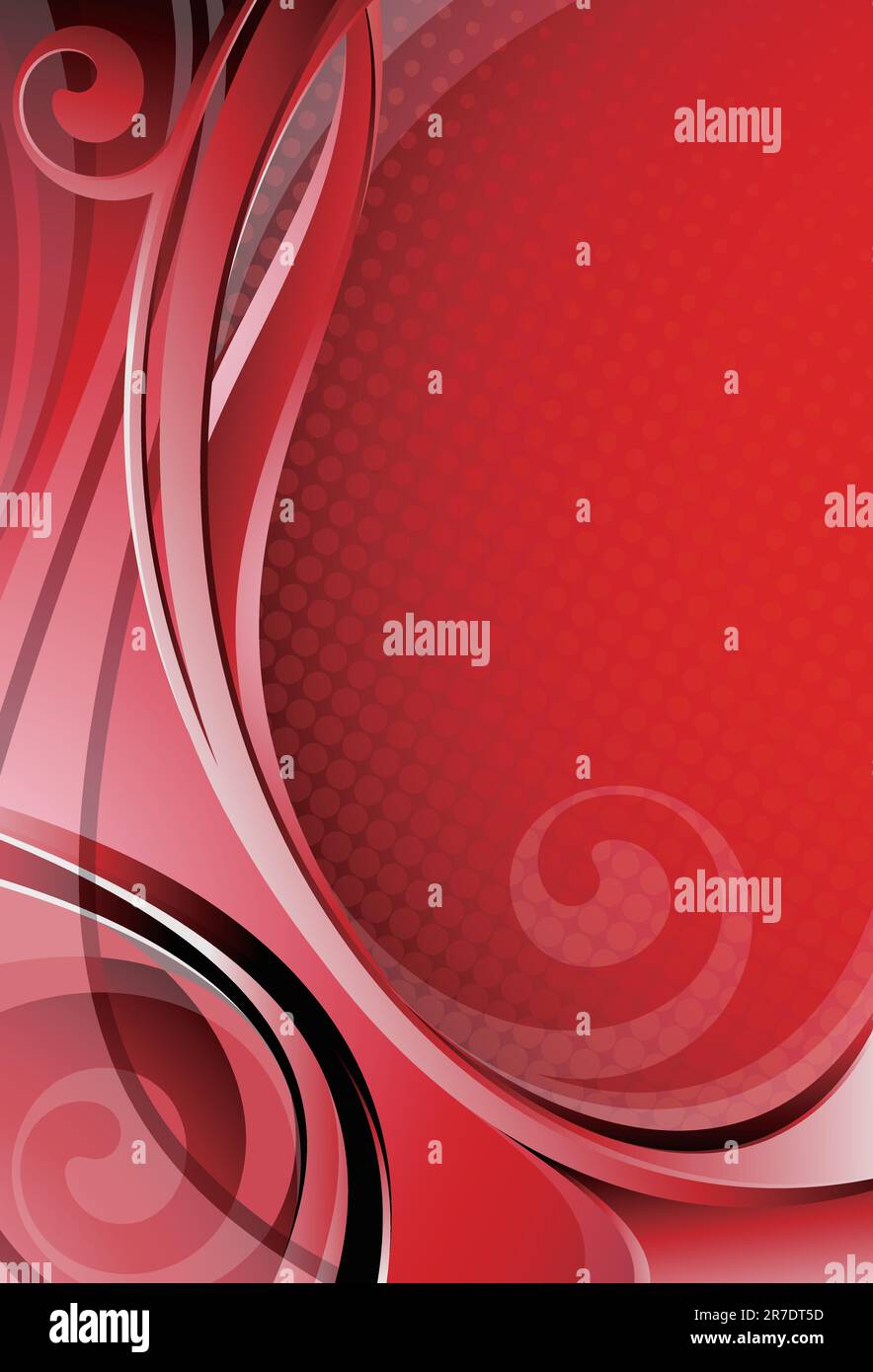 Illustration of abstract red curve background Stock Vector Image & Art ...