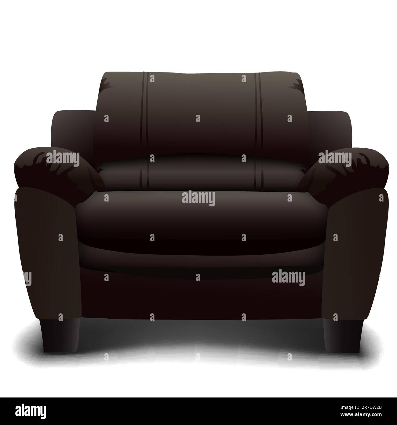 Modern minimalist white sofa Stock Vector Images - Alamy