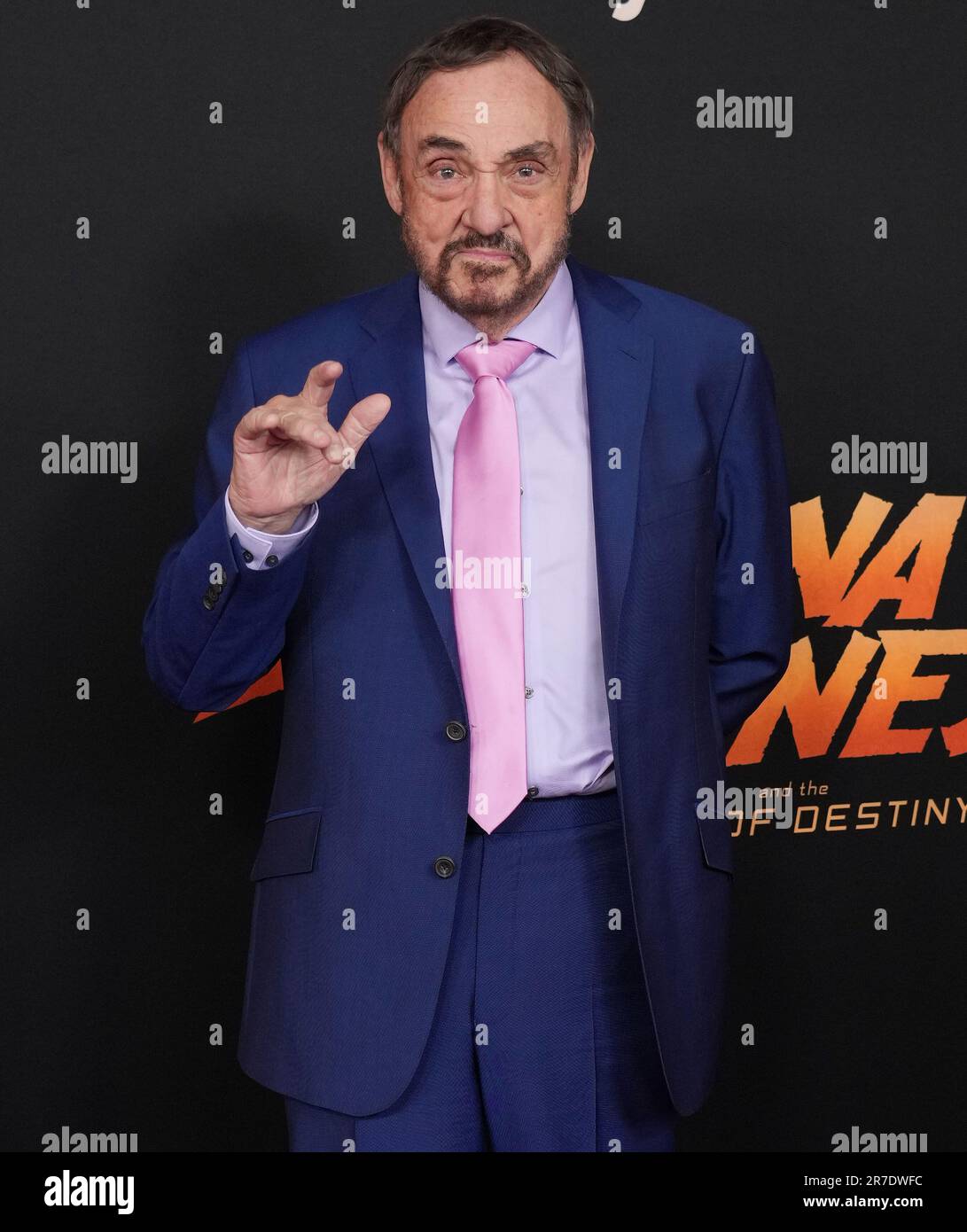 John Rhys-Davies arrives at the LucasFilms' INDIANA JONES AND THE DIAL