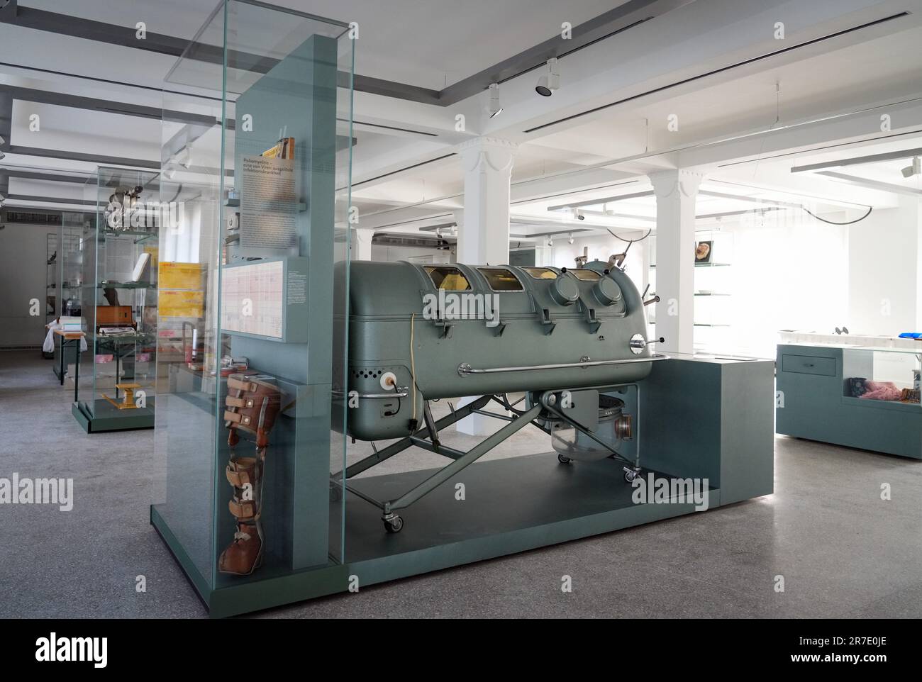 PRODUCTION 12 June 2023, Berlin The "Iron Lung E 52" is on display