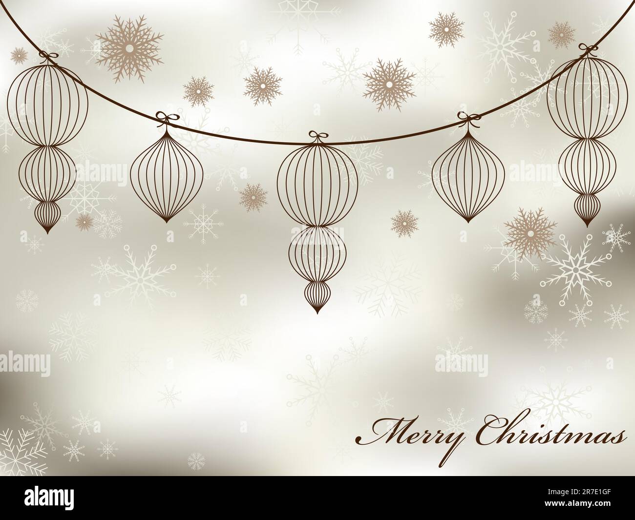 Vector greeting Christmas card Stock Vector Image & Art - Alamy