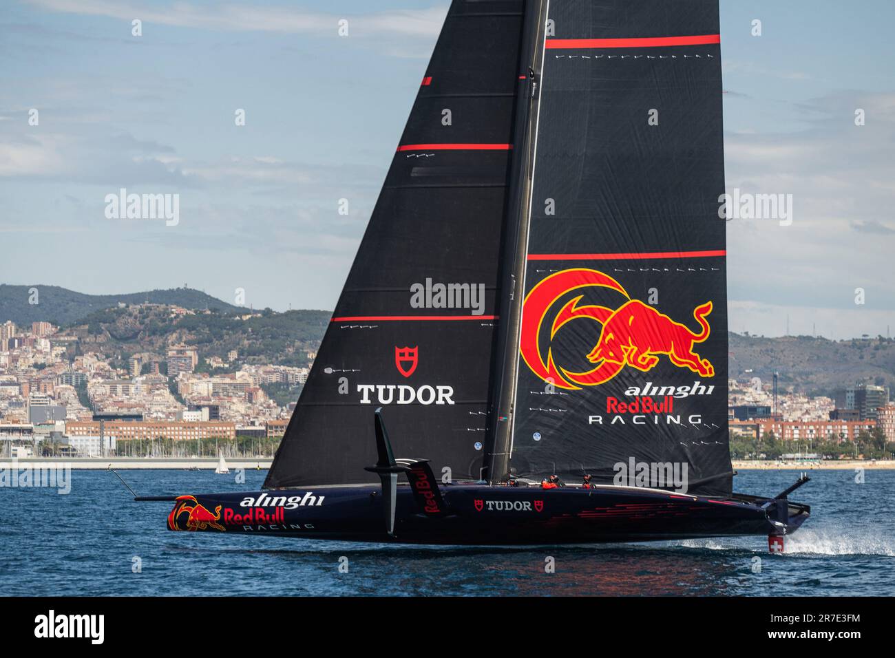 Barcelona, Spain, June 14, 2023, Challenger for the America's Cup 2024