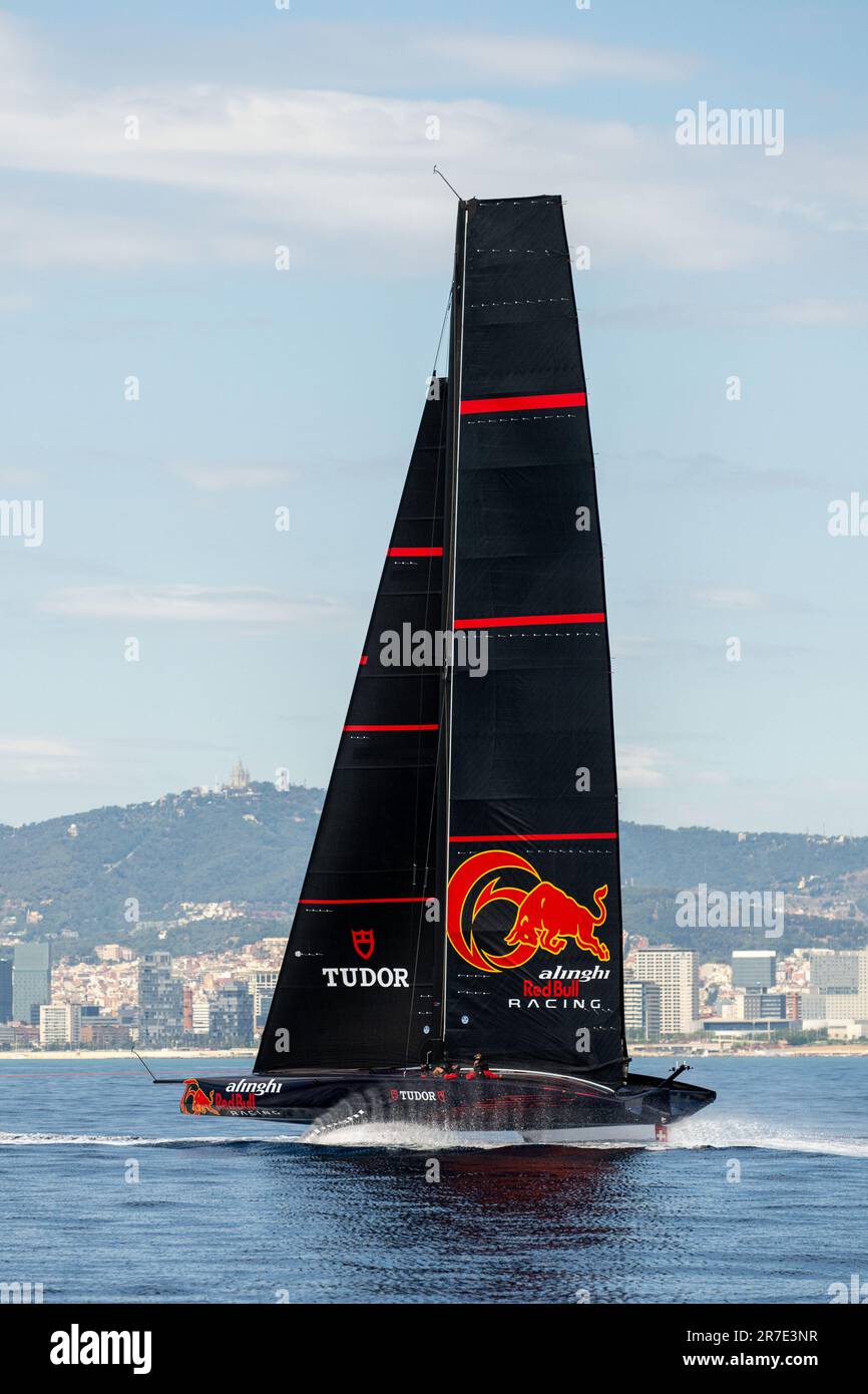 Barcelona, Spain, June 14, 2023, Challenger for the America's Cup 2024
