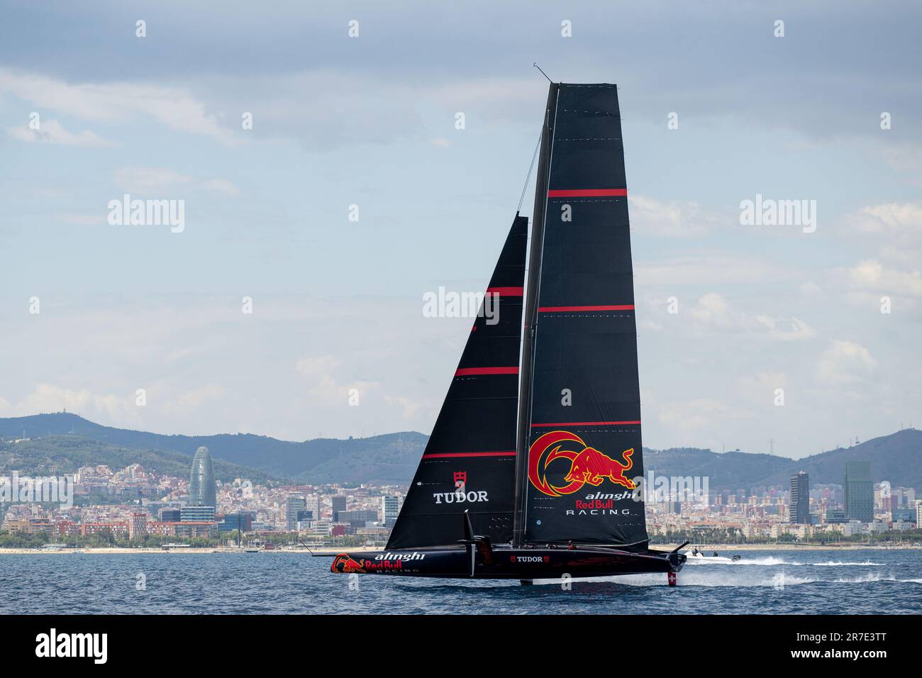 Barcelona, Spain, June 14, 2023, Challenger for the America's Cup 2024