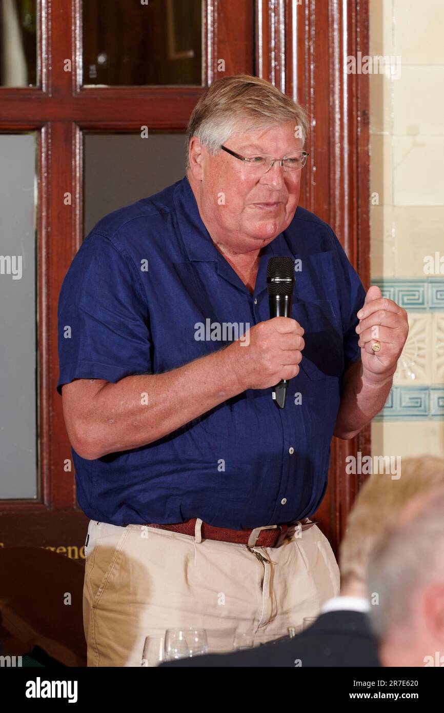 Edward Stourton at the Oldie Literary Lunch 13-06-23 Confessions: A life re-examined; Stock Photo