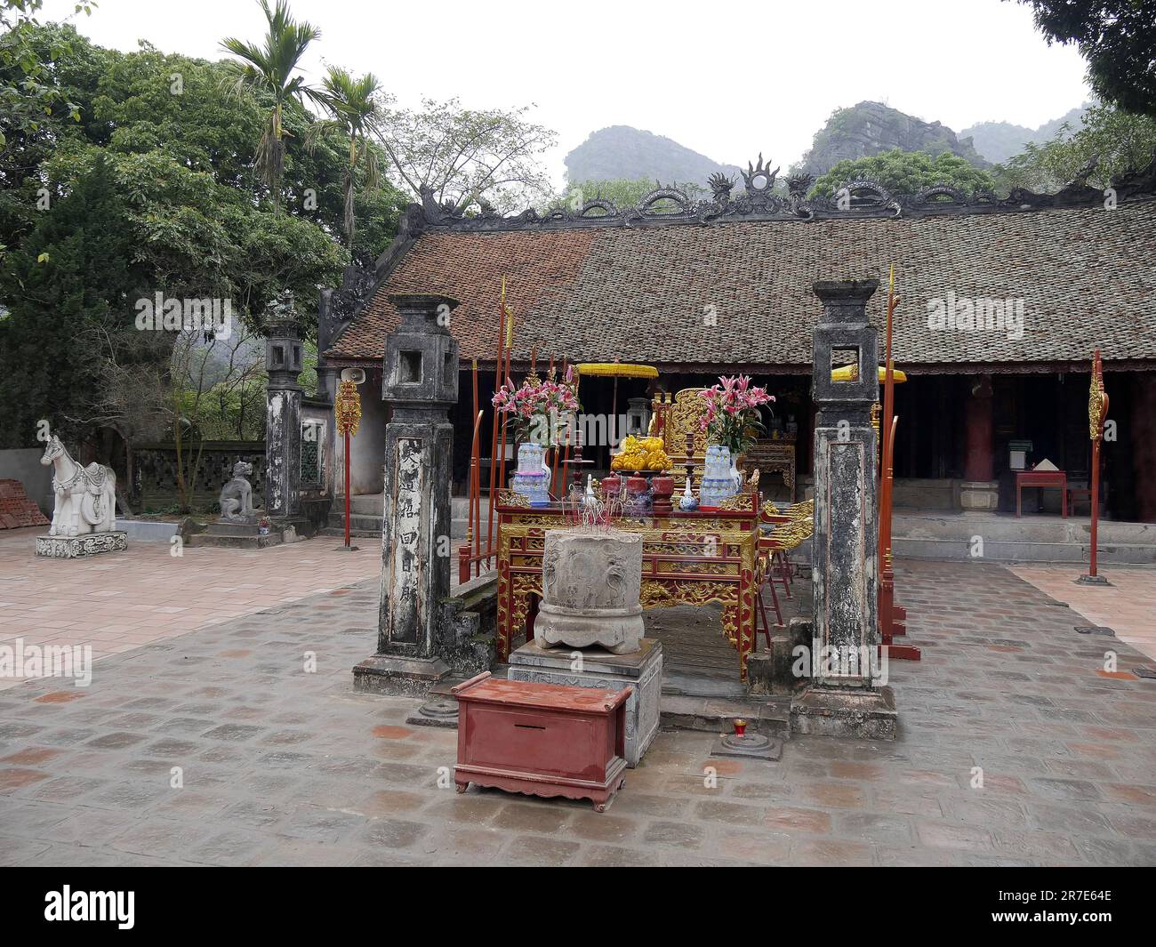 Vietnam, Hoa Lu, Dinh Emperor's Grave Stock Photo