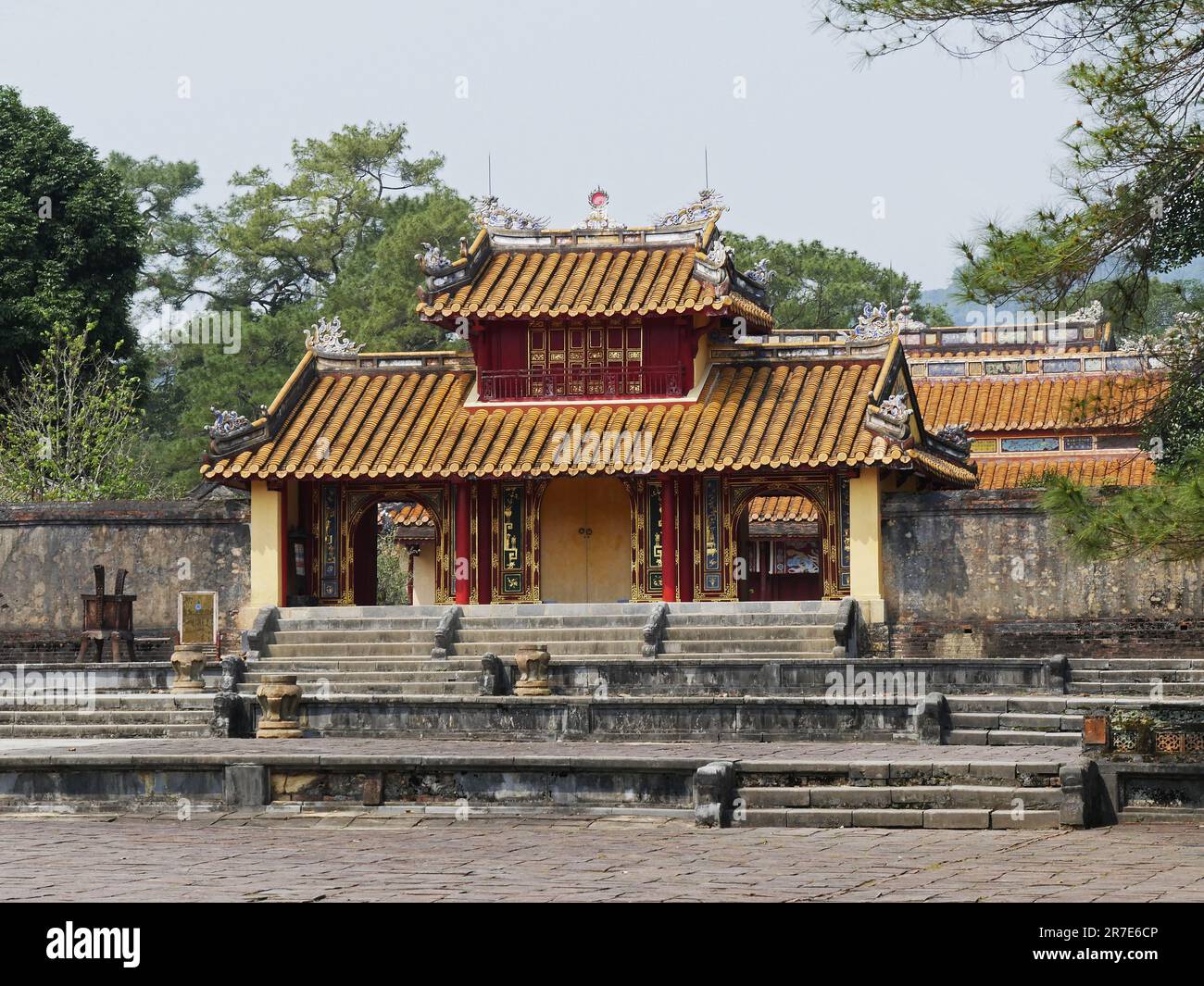 Vietnam, Thua Thien Hue Province, Hue City, listed at World Heritage site by Unesco, Forbidden City or Purple City in the Heart of Imperial City , Min Stock Photo