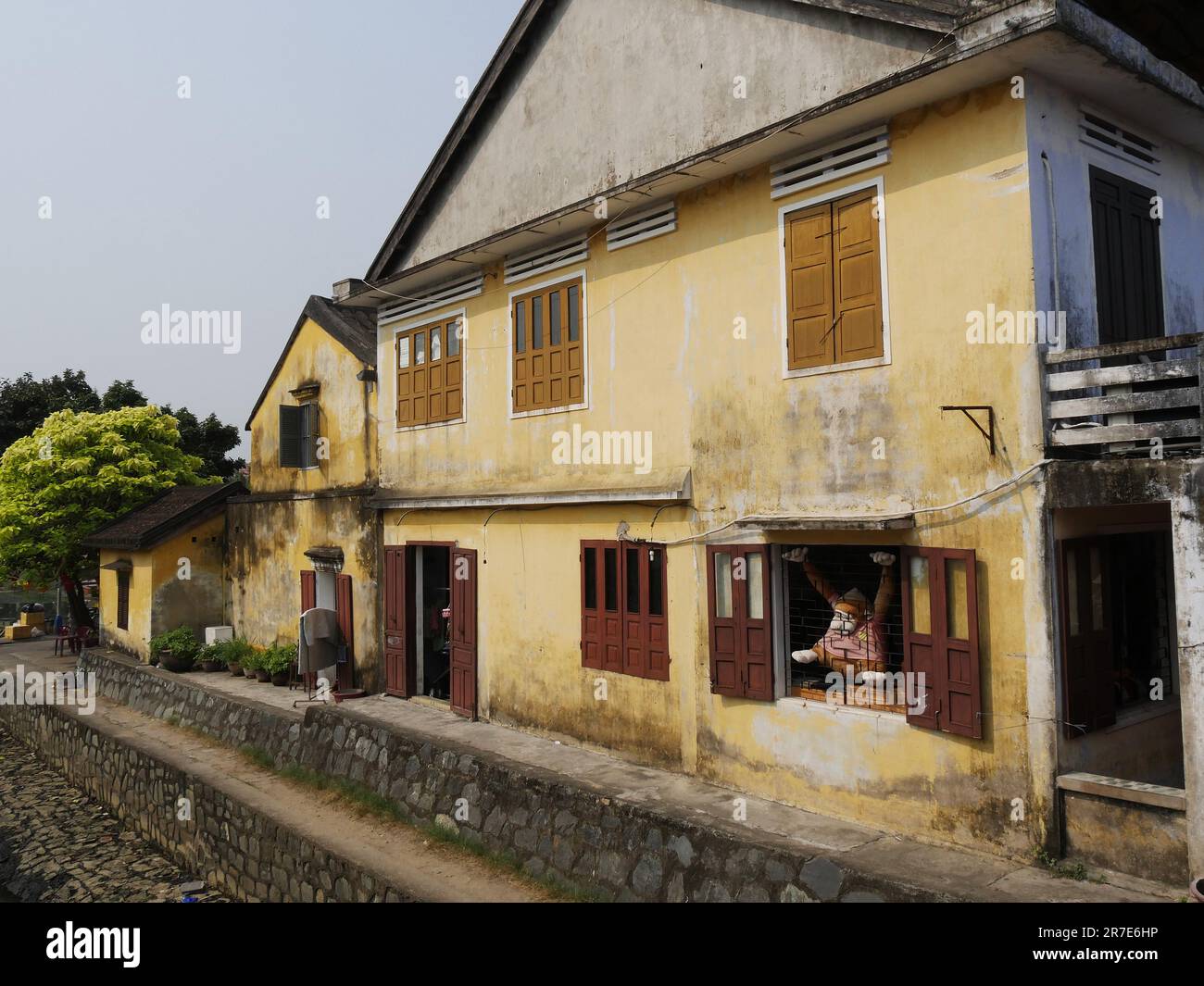 Vietnam, Quang Nam Province, Hoi An City, Old City listed at World Heritage site by Unesco, Houses Stock Photo