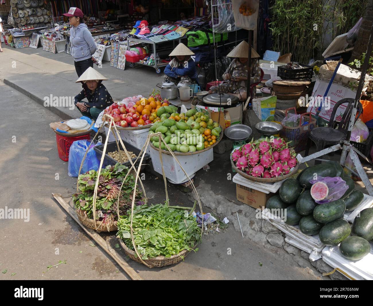 Vietnam, Quang Nam Province, Hoi An City, Old City listed at World Heritage site by Unesco, the Market Stock Photo